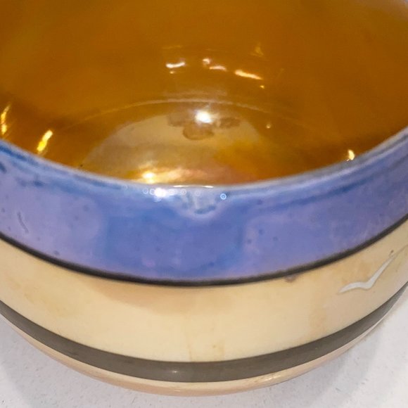 2 Vintage RS Japan 1950s Peach and Blue Lustreware Cups and Saucers *read* - Picture 11 of 11